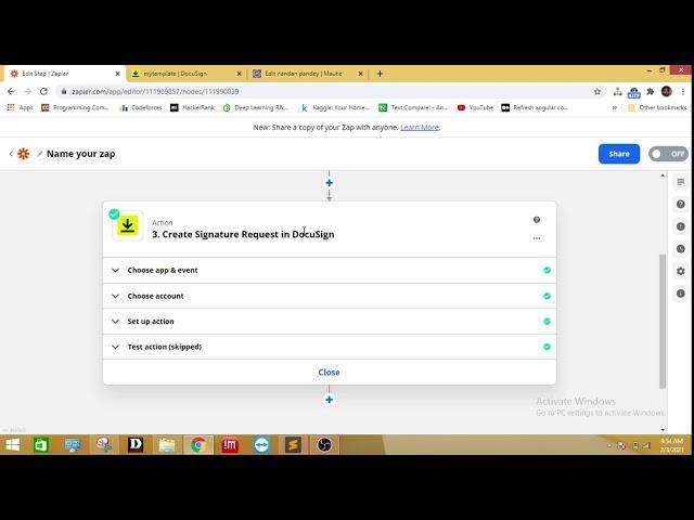 Integrating Mautic and Docusign Using Zapier