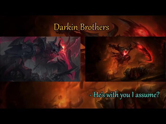 Aatrox VS Rhaast! The War of Darkin Brothers ! (Quotes)