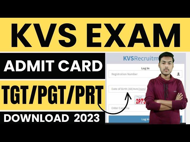 kvs admit card 2023 | how to download kvs admit card 2023 | mahir academy