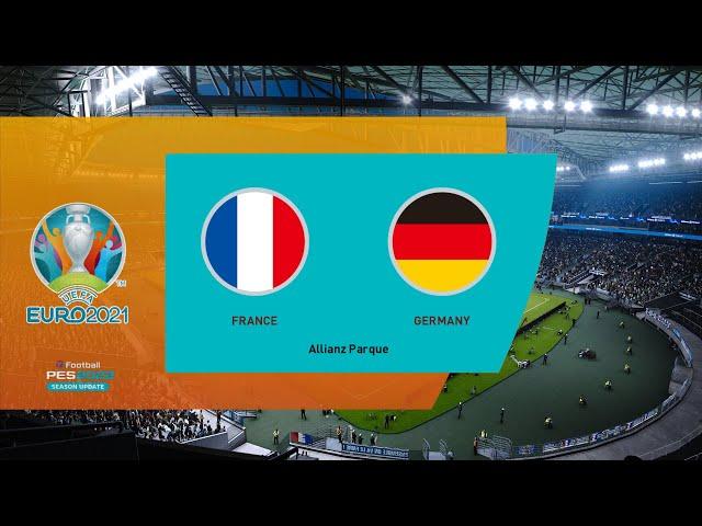 PES 2022 - FRANCE VS GERMANY - EURO 2021