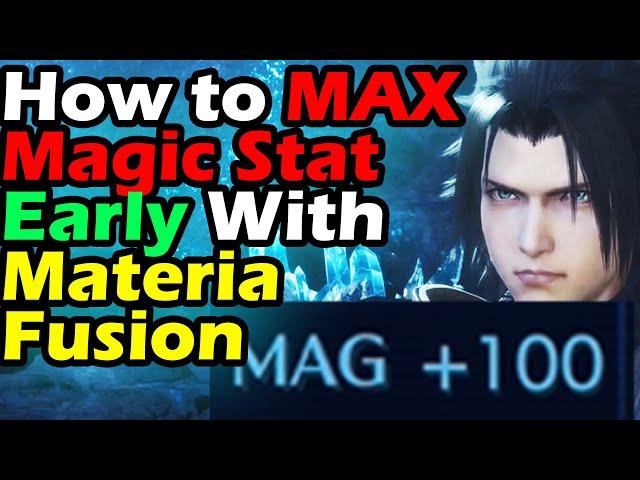 Crisis Core Final Fantasy 7 Reunion How To Get Max Magic Stat Early How To Max Magic 255 Stat Guide