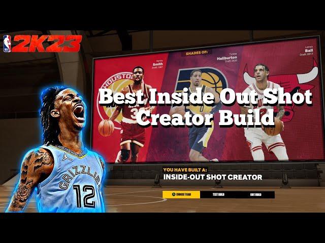 *NEW* NBA 2K23 THE BEST INSIDE OUT SHOT CREATOR BUILD!