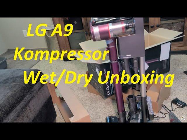 LG A9 Kompressor, With Wet Mop, Unboxing