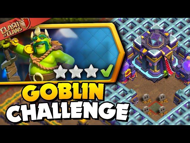 Easily 3 Star the Goblin King Challenge (Clash of Clans)