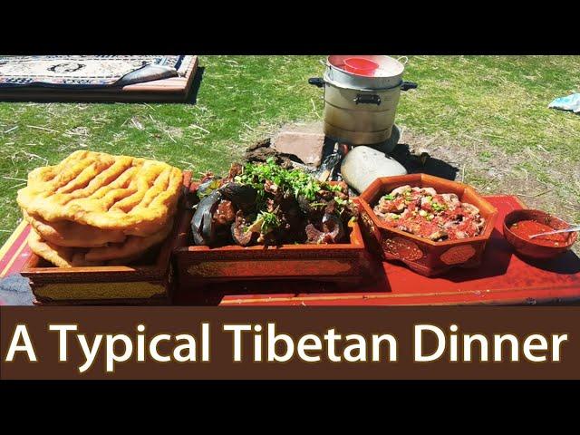 I Tried a Kind of Yak Meat I Never Thought In My Life: A Typical Tibetan Food in Grassland Area.