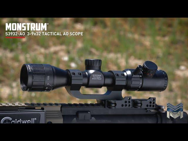 3-9x32 Tactical AO Rifle Scope Field of View