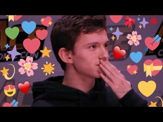 Tom Holland being the cutest human for 18 minutes straight