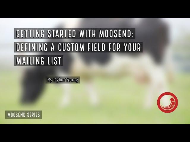  Sitecore Moosend - Create a Custom Field [ Hands-On Demo ]