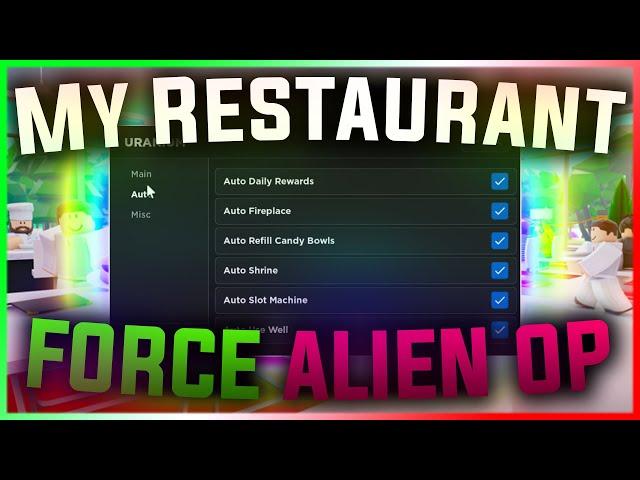 [MOBILE] MY RESTAURANT SCRIPT | FORCE CUSTOMER, FAST SERVE, AUTOSLOT, AUTOFARM | PASTEBIN 2023 |