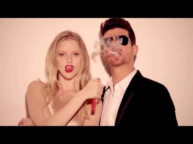 Robin Thicke   Blurred Lines Unrated Version ft  T I , Pharrell