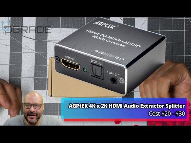 AGPtEK 4K x 2K HDMI Audio Extractor Splitter