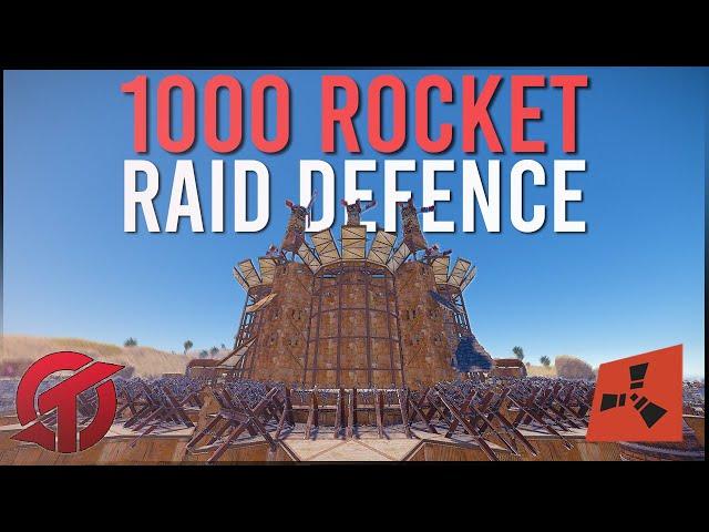 Rust ZERG Movie | How OT defends a raid against 50 people with 1000 rockets...