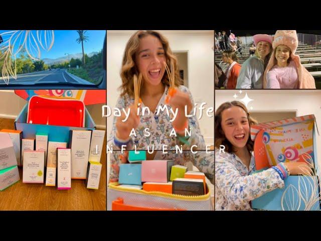 Day In My Life as an Influencer + Student (school, PR, brand deals, cross country, makeup, etc) 🫶