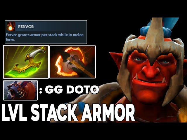Lvl Stack Armor 9000 No One Can Hit Him Troll Warlord + Ultra Attack Speed Build Dota 2