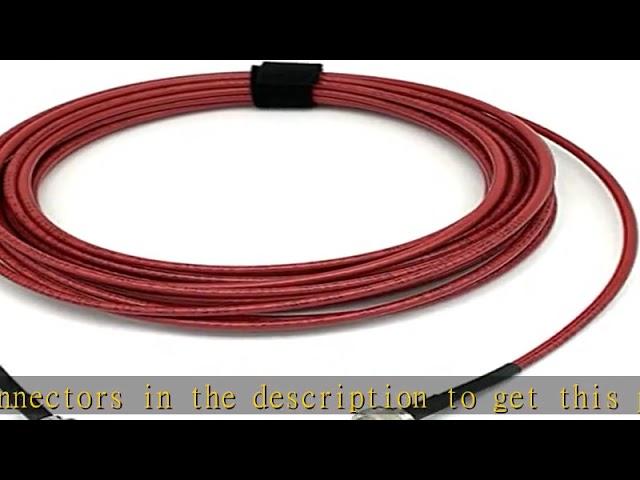 75ft AV-Cables 3G/6G HD SDI Mini BNC RG59 Cable, Belden 1855a, Red