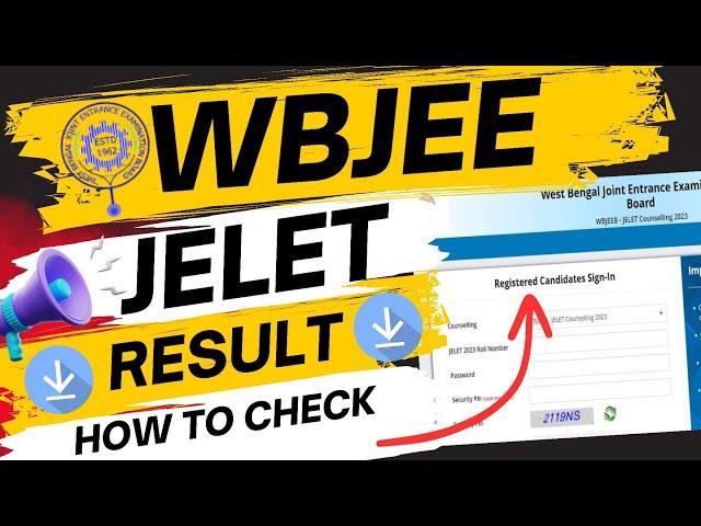 wbjee jelet result 2024 | how to check wbjee jelet result 2024 | mahir academy