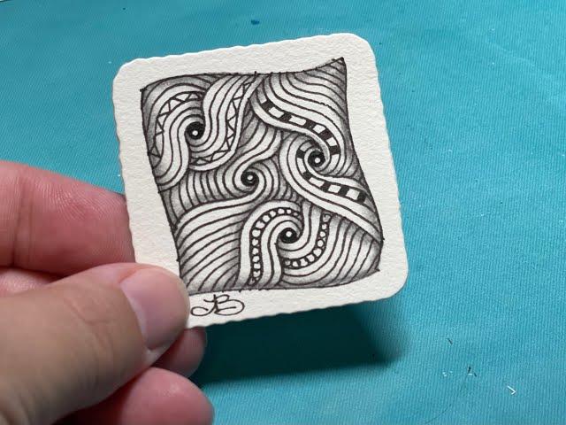 15 Minutes of Zen! Beginner Zentangle®️ method!