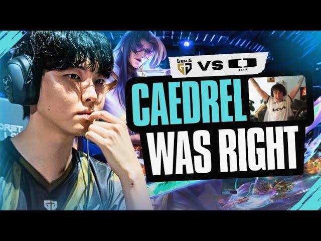 GENG VS DK - CAEDREL WAS RIGHTTTTTT - LCK SUMMER 2024 - CAEDREL