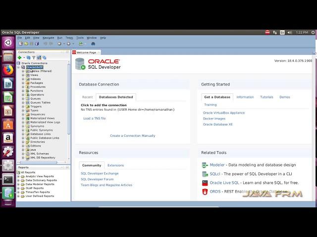 Oracle SQL Developer 18.4 Installation on Ubuntu 16.04 LTS and connect Oracle Database 18c