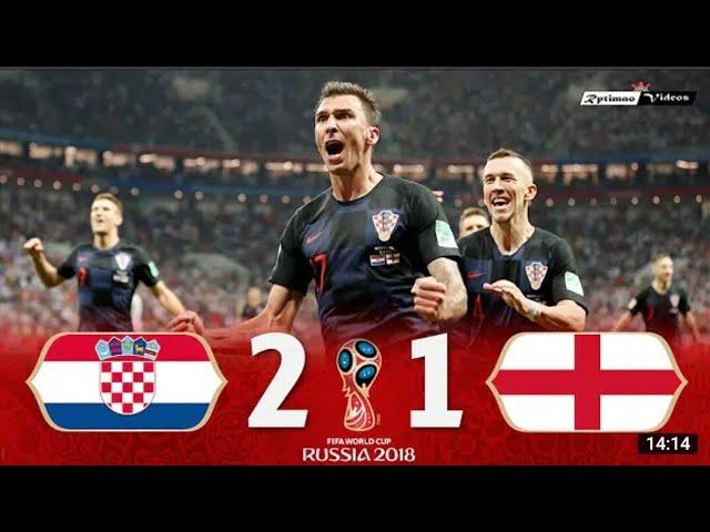 Croatia 2 x 1 England - 2018 World Cup Semifinal Extended Goals 10 Minute #Highlight