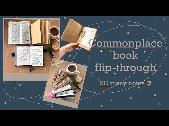 Commonplace book flip-through | All my different notebooks over the years