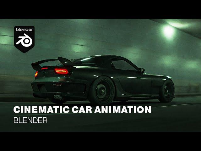 Blender Cinematic Car Animation (3.0)