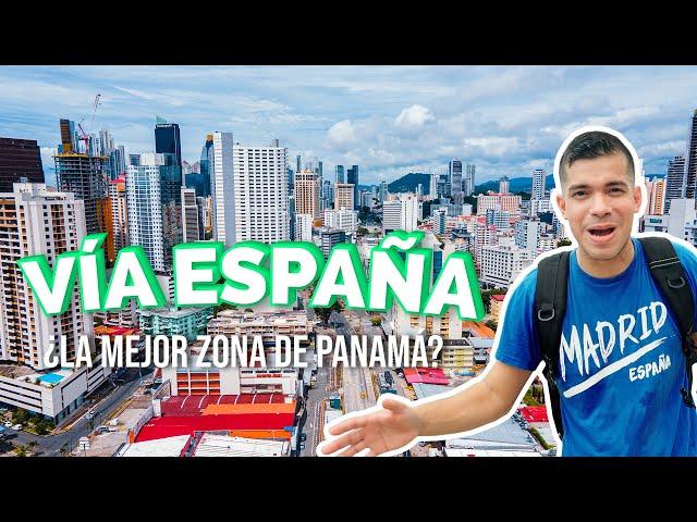 LA MEJOR ZONA DE LA CIUDAD DE PANAMÁ  - VIA ESPAÑA ft. @robertsabino21  | 4K