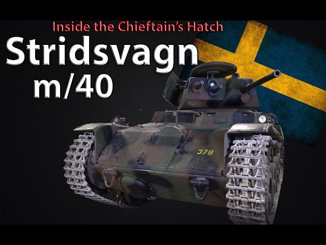 Inside the Chieftain's Hatch:  Strv m/40