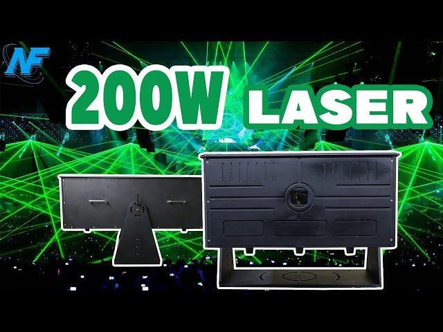 Newfeel 200W Professional Outdoor Sky Laser Light Show Projector