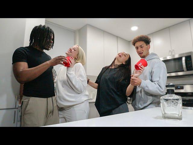 DRUNK PRANK ON THE BOYS!! *THEY WERE HEATED*