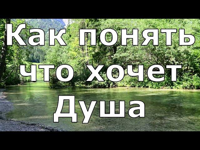 Как понять что хочет Душа