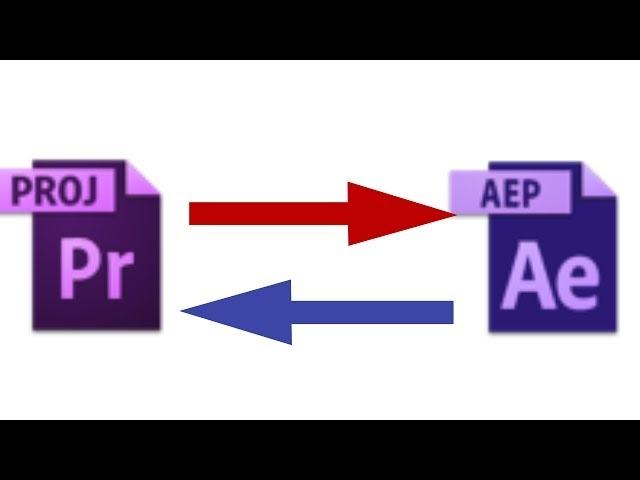 Как делать импорт из Adobe Premiere Pro в программу After Effects и обратно