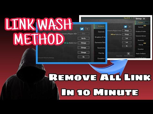 Wash Your Link Account | how to remove 3rd link email/phone number | Recover Pubg Hack Account