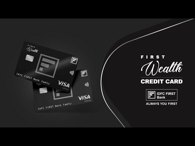 IDFC  First Wealth Credit card unboxing