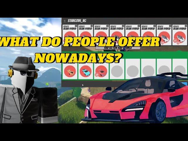 What do people offer for Snake in 2024 ROBLOX Jailbreak Trading