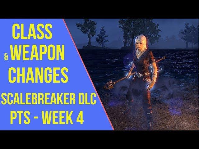 Scalebreaker Class Changes & Weapon Changes - ESO Scalebreaker PTS Week 4