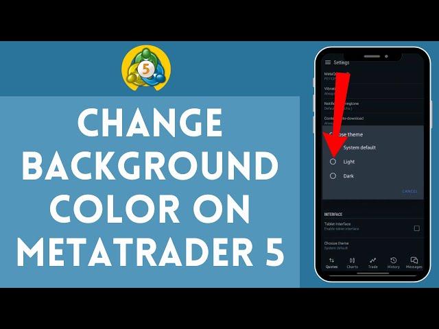 How to Change Background Color in Metatrader 5 in 2024 | Metatrader 5 Tutorial