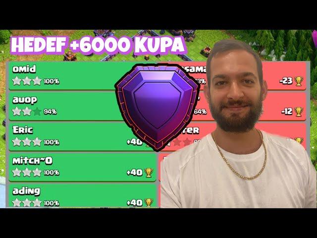 EFSANE LİGİNDE MUHTEŞEM KUPA KASTIM ! CLASH OF CLANS