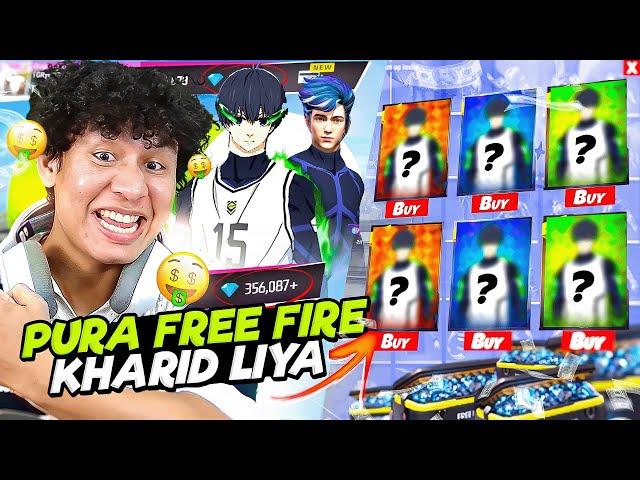 Buying Everything From Free Fire Store  Solo Vs Squad with Blue Lock - Tonde Gamer