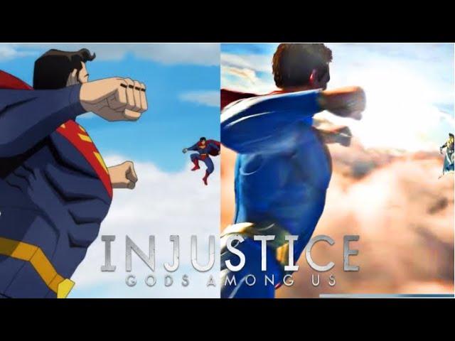 Injustice Superman Supermove | Movie vs Video Game