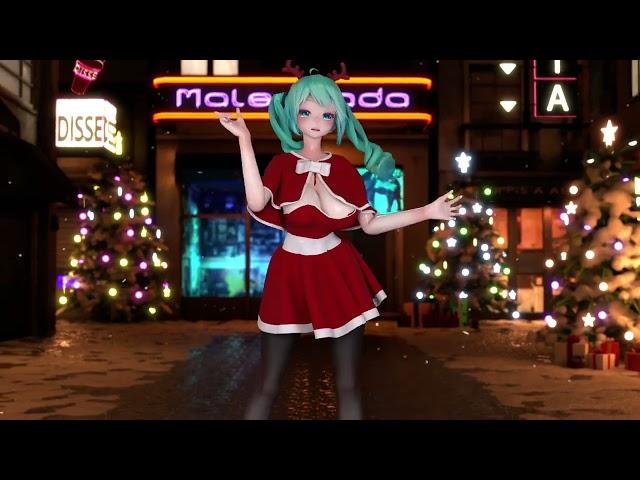 PARTY TONIGHT MMD MIKU CRÉDIS TO: @wannamoyu  LIKE FELIZ NAVIDAD