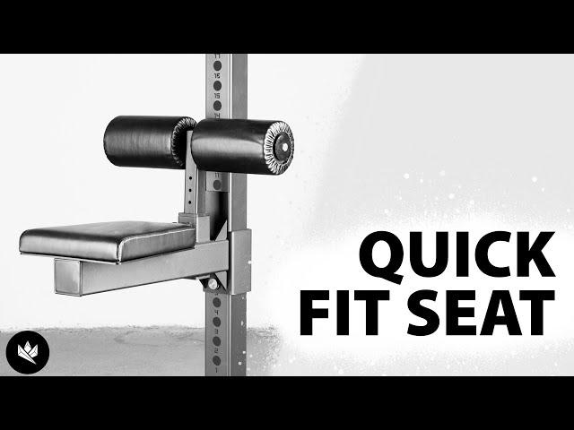 Quick fit seat for pulley stations