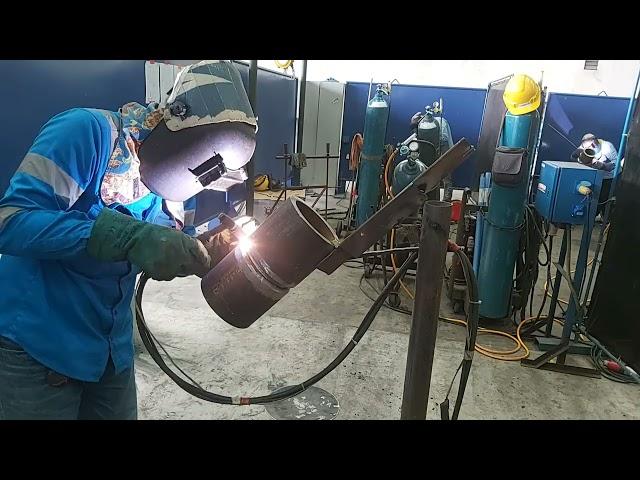 WELDING TEST (WQT) 6G PIPE 6" SCH 160 (GTAW-SMAW) JUTASAMA 2022