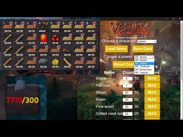 Valheim Multiplayer/Single Player Cheat Tool