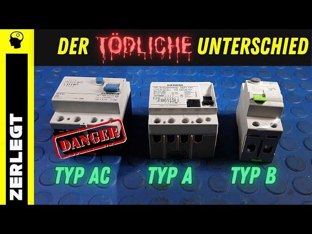 RCD Typ "AC", "A" und "B": Der gefährliche Unterschied