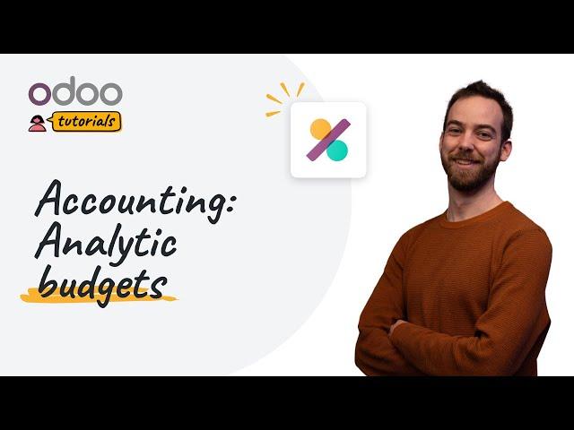 Analytic budgets | Odoo Accounting