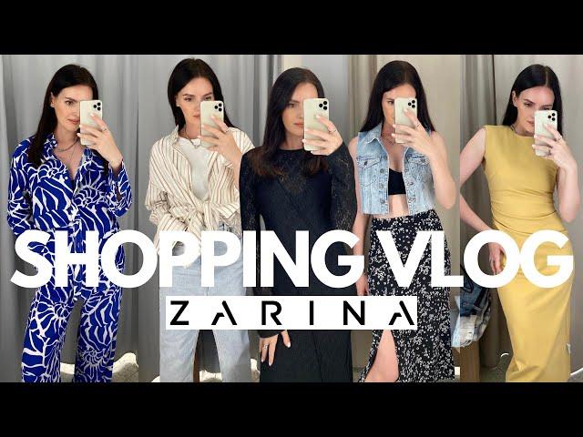 SHOPPING VLOG Zarina | обзор коллекции лето 2024 с примеркой