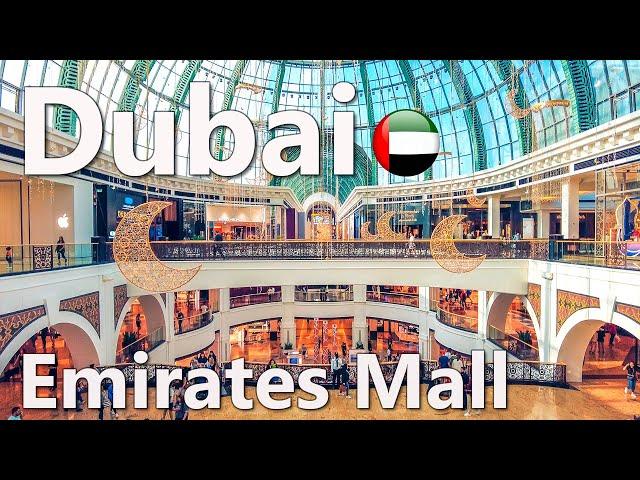 Mall Of The Emirates Shopping Centre Dubai Full Tour 4K 