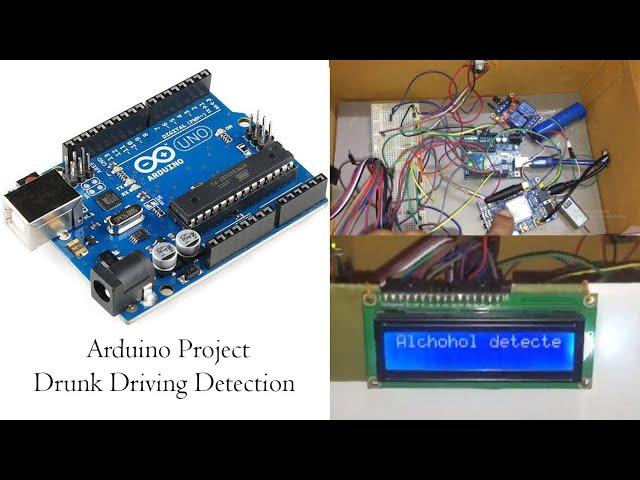 Arduino Project | Alcohol detection, auto Engine locking system with GPS & GSM | BRAC University