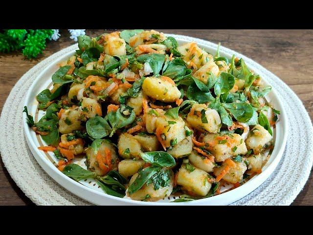 POTATO SALAD RECIPE WITH Purslane THE BEST CHOICE OF SUMMER DAYS